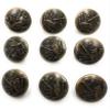 9 Antique Brass Gold Buttons Sets n,Scottish Highland Bagpipes~ Kilt, Jacket, Dresses view 1