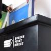 Ecotex Screen Printing Dip Tank 30 Gallon Industrial Reclaim Tank for Screens Heavy Duty Polyethylene Fits Multiple Screens up to 23" x 31" Emulsion Remover Soak Tank by Screen Print Direct view 2