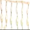 1-1/2 inch Long White Pearl Silver Bugle Beaded Fringe Trim 2-Yards- Beaded Fringe view 3