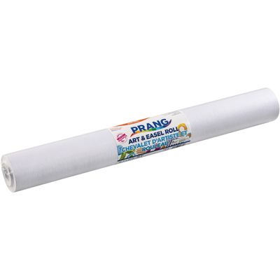 Prang (Formerly Art Street) Art & Easel Roll, White, 18" x 50', 1 Roll