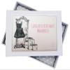 WHITE COTTON CARDS Birthday Mini Photo Album, Black Dress, Bags, Board, 12.5 x 17.5 x 2.5 cm view 1