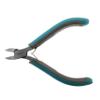 The Beadsmith Simply Modern Side Cutter, 4.5 inches (114mm) with polished steel head, PVC grip handles and double-leaf springs, tool for jewelry making view 1