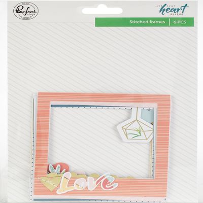 Pinkfresh Studio Let Your Heart Decide Chipboard Stickers, Gold