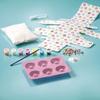 Totum Creative Pouch, Donut Factory Theme, Multicoloured, 3+ Years, Includes Casting Mould, Glitter Powder, Glass Beads, Plaster Powder view 3