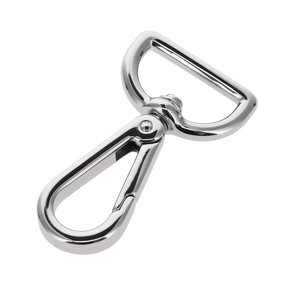 Buckleguy.com 4005N Nickel Plate, Swivel Lever Snap, Solid Brass-LL