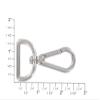 Buckleguy.com 4005N Nickel Plate, Swivel Lever Snap, Solid Brass-LL view 4