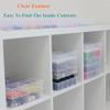 BangQiao 2 Pack Fixed 6 Grids Clear Plastic Organizer Sorting Tray with Large Compartment, Transparent Storage Divider Box Container Case for Hardware, Craft, Sewing Kit, Office Supplies, Small Parts view 4