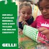 Gelli Arts Gel Printing Plates - 5" X 5" Gel Plate Class Pack, Reusable Printing Items, Printmaking Supplies for School, Clear Monoprinting, Items for Art Classes (10 Plates) view 3