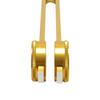 TFS Tuningforkshop Gold Finish Weighted Cosmic Mid Om Tuner Tuning Fork for sound healing view 3