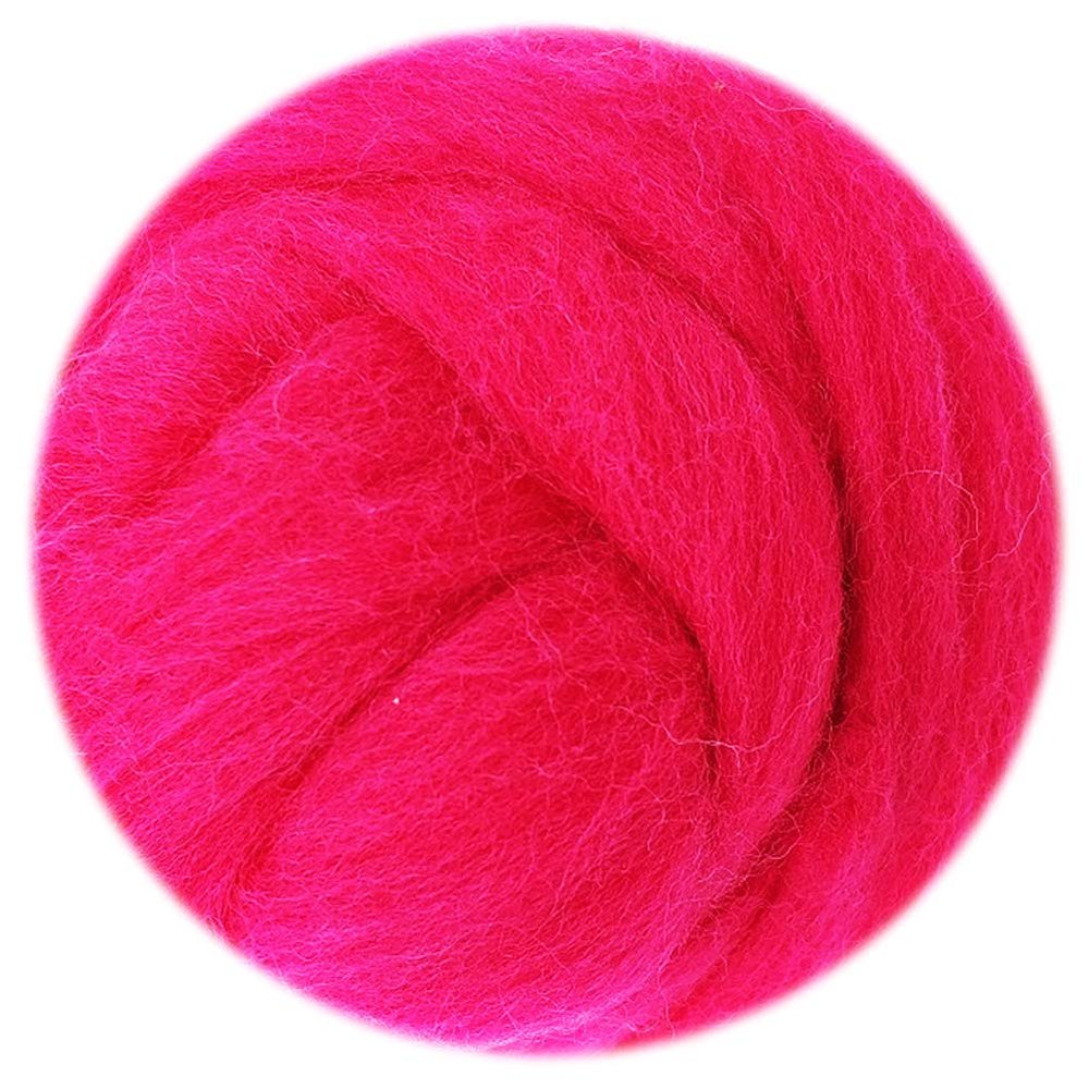 Artec360 Needle Felting Wool Roving 3.5 Ounce Merino Super Soft Wholesale Wool Top Roving Fiber for Happy Felter (25)