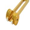 TFS Tuningforkshop Gold Finish 50 Hz Nerve Tuning Fork for Sound Healing view 2