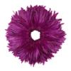 ZUCKER Rooster Coque Tail Feathers Bleach and Dyed - Very Berry view 1