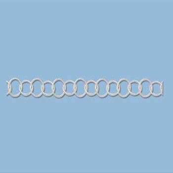 WireJewelry Sterling Silver Cable Chain 5mm - 10 Feet