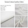 Soimoi Bird and Floral Print 58 Inches Wide Cotton Cambric Fabric Deocrative by The Yard-White view 4