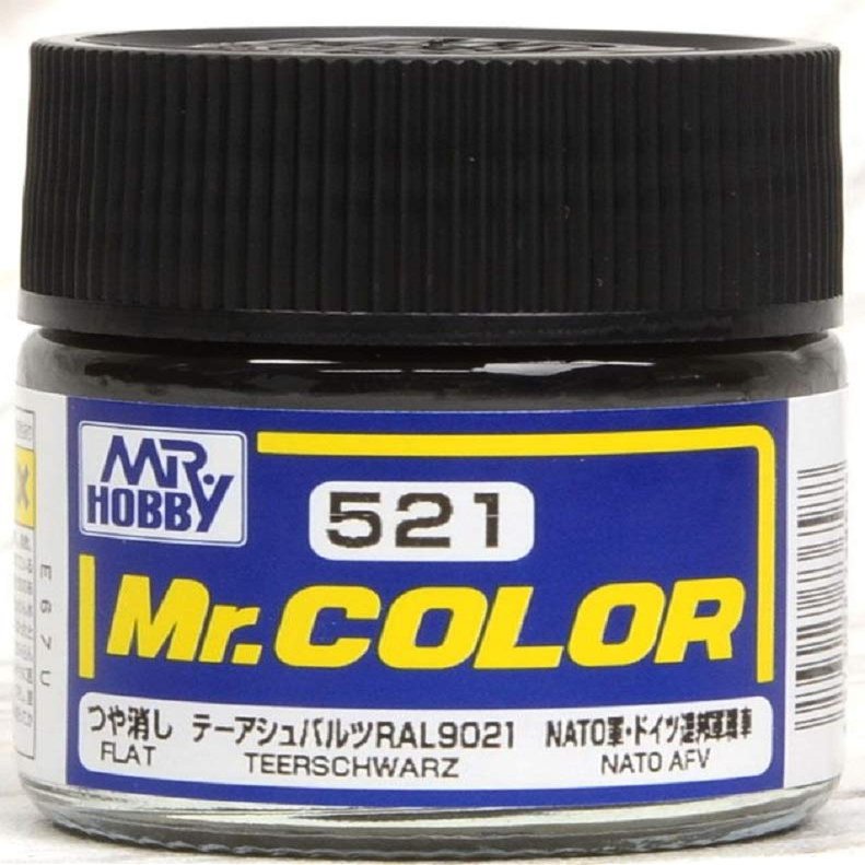 C521 Teerschwarz 10ml Bottle, GSI Mr.Color