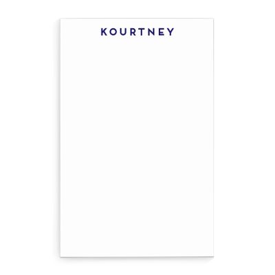 Personalized Notepad, Notepads for women, Professional notepads, Personalized notepads for women, Simple Notepad, Letter writing paper, size 5.5in x 8.5in, 50 sheets
