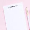 Personalized Notepad, Notepads for women, Professional notepads, Personalized notepads for women, Simple Notepad, Letter writing paper, size 5.5in x 8.5in, 50 sheets view 2