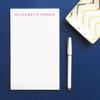 Personalized Notepad, Notepads for women, Professional notepads, Personalized notepads for women, Simple Notepad, Letter writing paper, size 5.5in x 8.5in, 50 sheets view 3