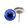 Blue Voilet Zombie Glass Eyes On Wire Pin Posts for Needle Felting Doll Making Supplies and Other Crafts (14mm) view 1