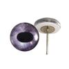 Dark Purple Unicorn Glass Eyes On Wire Pin Posts for Needle Felting Doll Making Supplies and Other Crafts (8mm) view 1