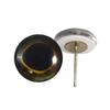 Dark Fish Glass Eyes On Wire Pin Posts for Needle Felting Doll Sculpture Making Taxidermy Supplies and Other Crafts (6mm) view 1