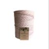 Light Pink Macrame Cord / 4mm Single Strand Cotton Fiber Art Rope/Cotton Candy view 1
