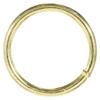 Craft County Welded Brass O-Rings - for Crafting, Jewelry, and DIY Projects (2 Inch, 2 Pack) view 1