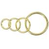 Craft County Welded Brass O-Rings - for Crafting, Jewelry, and DIY Projects (2 Inch, 2 Pack) view 4