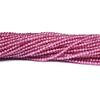 Pink Topaz Micro Faceted Loose Rondelle Gemstone Craft Beads Strand 13" 2mm view 1