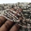 5 Strand Natural Rutile Quartz Beads Rutiliated Quartz Faceted Rondelles, Tiny Beads, Natutal Rutile Necklace, 3.5mm, 13 Inch view 3
