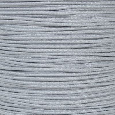 Craft County Elastic Nylon Bungee Stretch Shock Cord in 1/32 Inch and 1/16 Inch Diameters Beading, Party Favors, Friendship Bracelets, DIY Craft Projects (Silver Gray, 1/16 Inch X 10 Feet)
