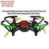 Skin Decal Wrap 2 Pack Compatible with DJI Ryze Tello Scattered Skulls Red Drone NOT Included view 3