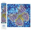 DIAMOND DOTZ Flutterby Silver Butterflies Diamond Painting Kits for Adults - Diamond Art Kits a Relaxing Creative Craft Kit with Dotz Gems 12"x12" view 1