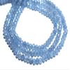 30pc - beads - Jade faceted Rondelle 4x2mm Lavender Pastel blue view 1