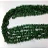 5 strands emerald green aventurine uncut chips - 32 inches long strand - emerald green aventurine synthetic uncut beads 3-4mm view 1