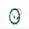 chrysocolla bracelet, chrysocolla shamballa bracelet, green stone bracelet, turquoise bracelet meaning stone bracelet 10mm view 2