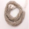 5 strands lot, fine labradorite faceted rondelle 2.5 mm full 14" blue flash strand view 2