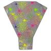Flower Sleeve Printed "Flash" Metallic BO Plastic- Pack of 100 Sleeves (4.75" x 20" x 17") view 1