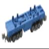 Z gauge Z Show Tea Container Wagon Blue SA006 1 Railway Train Wagon view 1
