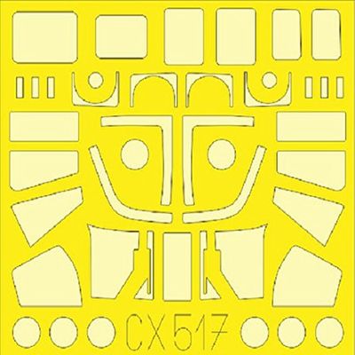 Eduard 1/72 Westland Sea King HAR3 / Mk43 Painted mask Seal Parts for (for Airfix) Plastic EDUCX517