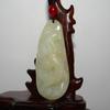 2.3"China Certified Nature Hetian Nephrite Jade Lucky Dragon Necklace Pendants view 3