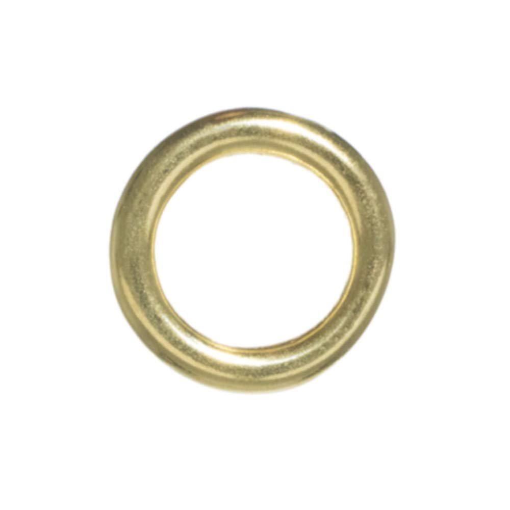 Craft County Metal O-Rings (Brass, 1/2 Inch X 100 Pack)
