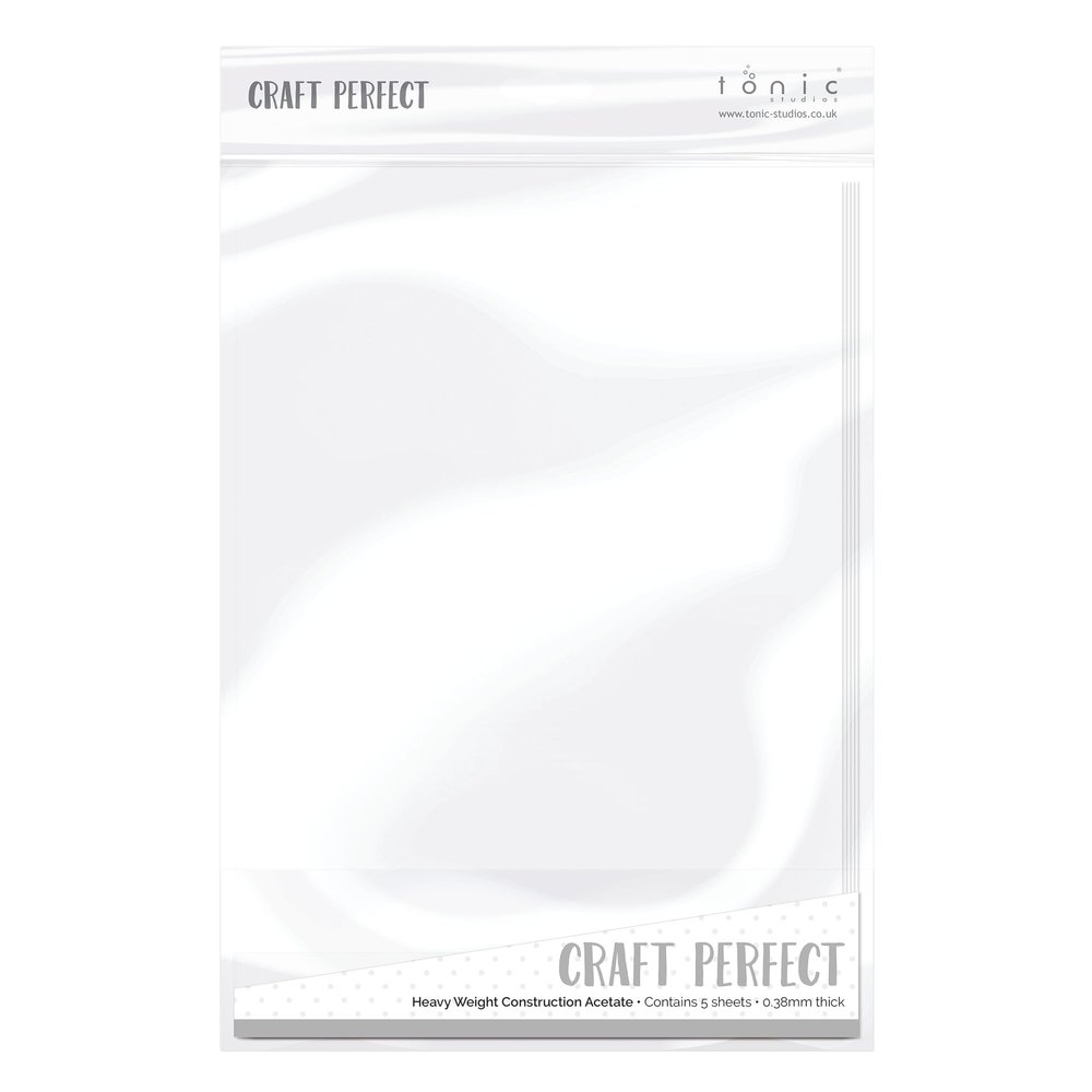 Tonic Studios Acetate A4 5/PKG, Blue