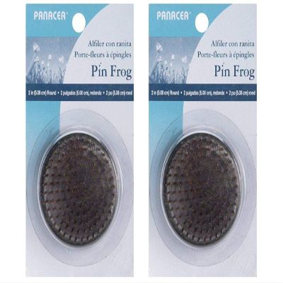 Panacea Pin Round Frog, 2-Inch, Brass, 1-Pack (2 pack)