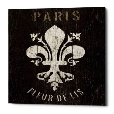 Epic Graffiti 'Refurbished Fleur-de-lis' by Wild Apple Portfolio, Canvas Wall Art, 20"x24"