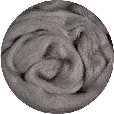 Merino Wool Roving for Felting - Gray (Save: 4 Ounces)