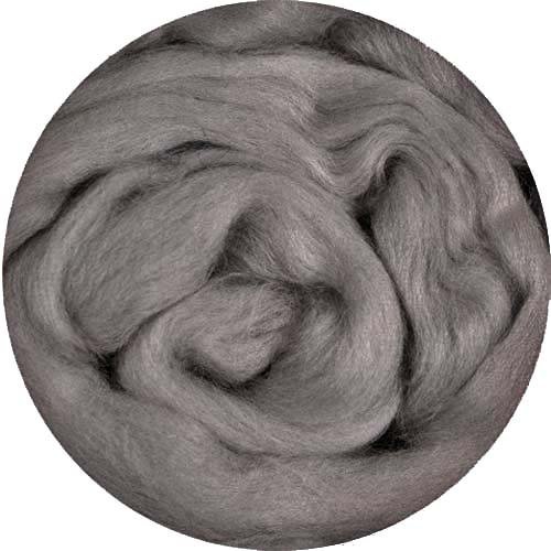 Merino Wool Roving for Felting - Gray (Save: 4 Ounces)