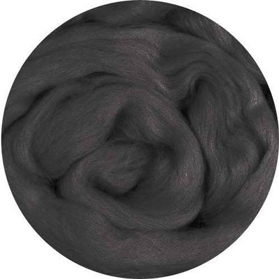 Merino Wool Roving for Felting - Charcoal (Save: 4 Ounces)