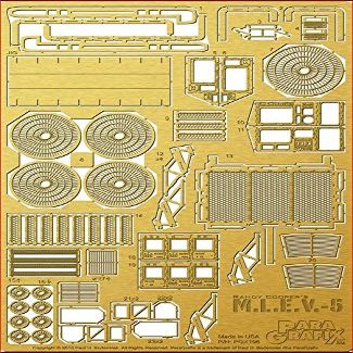 Paragrafix M.L.E.V.-5 (Mars Lunar Exploration Vehicle) Photoetch and Backlight Film - PGX196