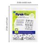 Grafix Artist Series Shrink Film Butterflies Design by Art By Marlene, 8.5"x11", 2 Pre-Printed White Shrink Sheets and 2 Clear Transparent Shrink Sheets,Easy to Create and Decorate,Pack of 4 view 2